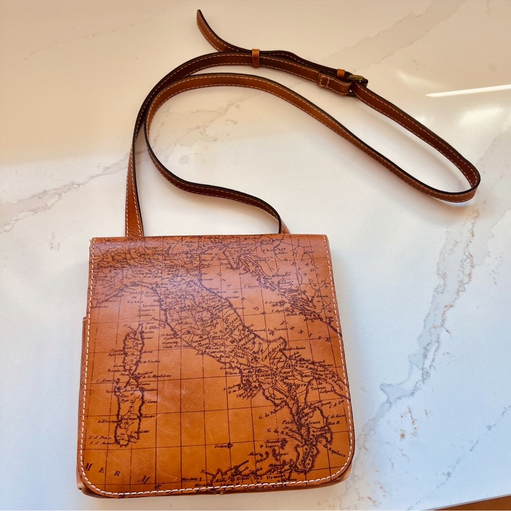 Patricia Nash crossbody Granada brown leather purse